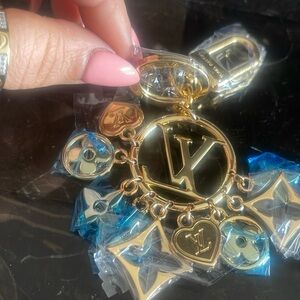 Designer style Key chain. High quality Gold plated